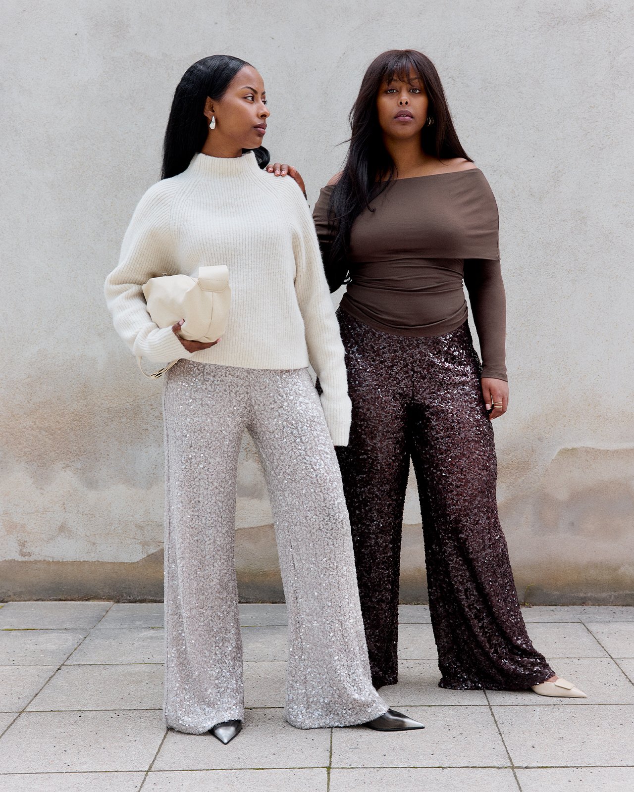 Sadia & Cherrie syksyn lookeissa