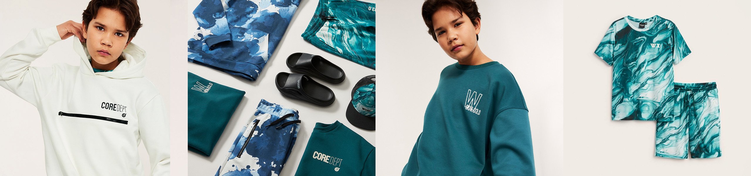 Woxo 720°:n urheiluvaatteet.