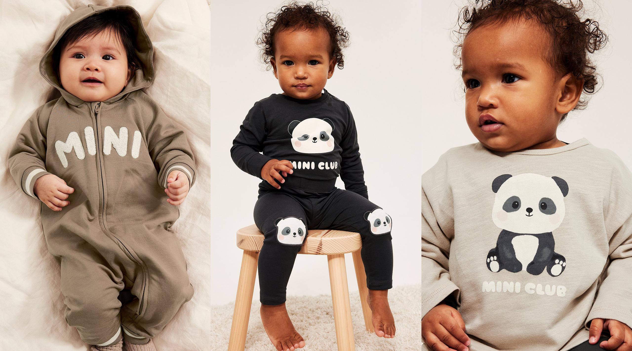 Niemowlęta ubrane w wiosenne nowości od Kappahl Baby.