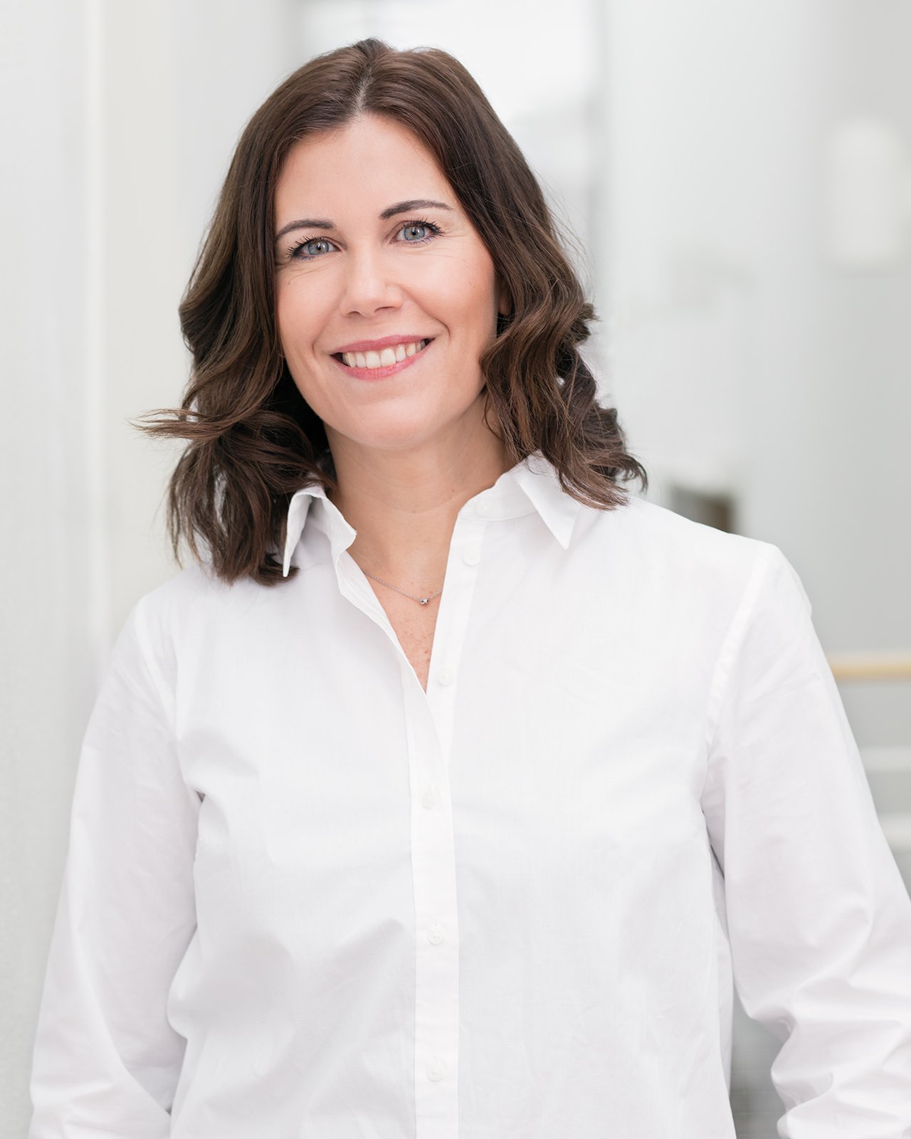 Portrait of Maria Walmu, Vice President Transformation and IT.
