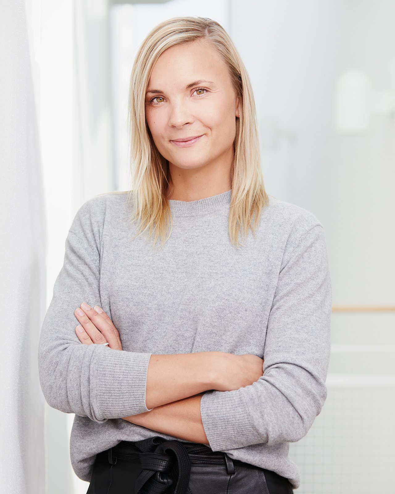 Portrait of Caroline Ahlberg, Vice President Kappahl Assortment and Marketing.
