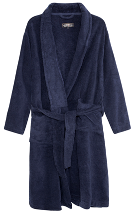 Szlafrok w kolorze niebieskim