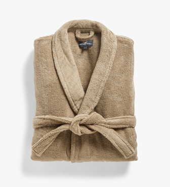 Szlafrok w kolorze beżowym