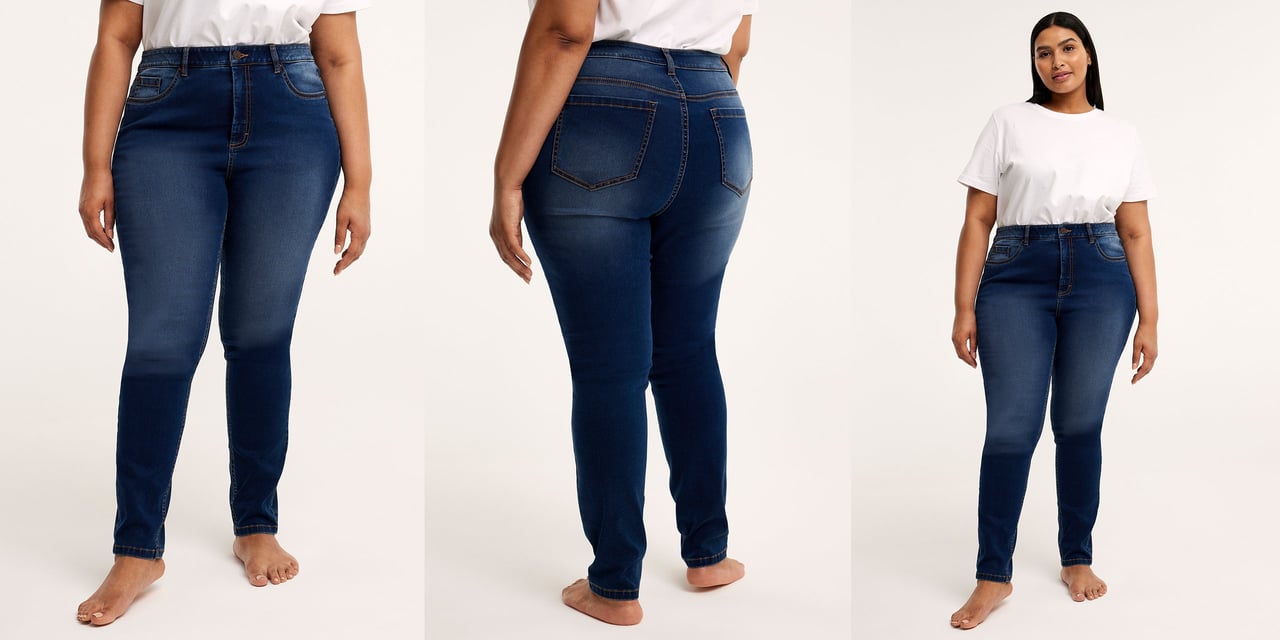 Xlnt jeans slim passform