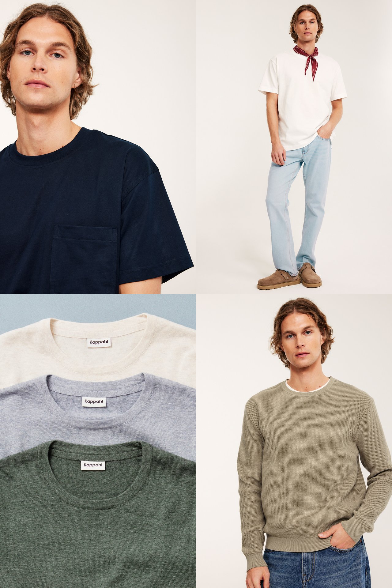 Plagg som passar basgarderoben för herr, på Kappahl