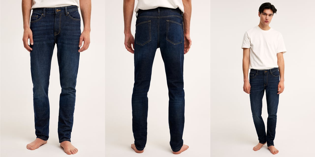 Slim fit jeans for menn