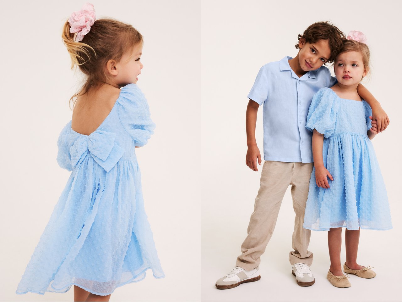 Dzieci w świątecznych strojach.