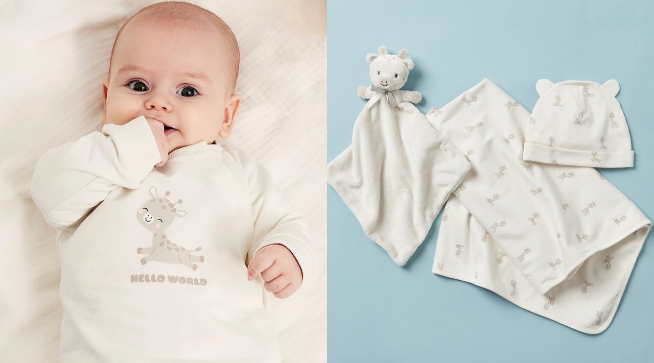 Noworodki w ubraniach z kolekcji noworodkowej Kappahl.