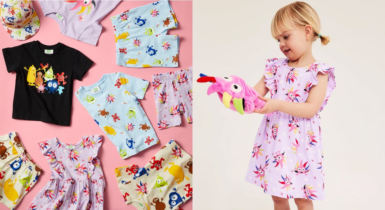 Lapsia vaatteissa Babblarnasta.