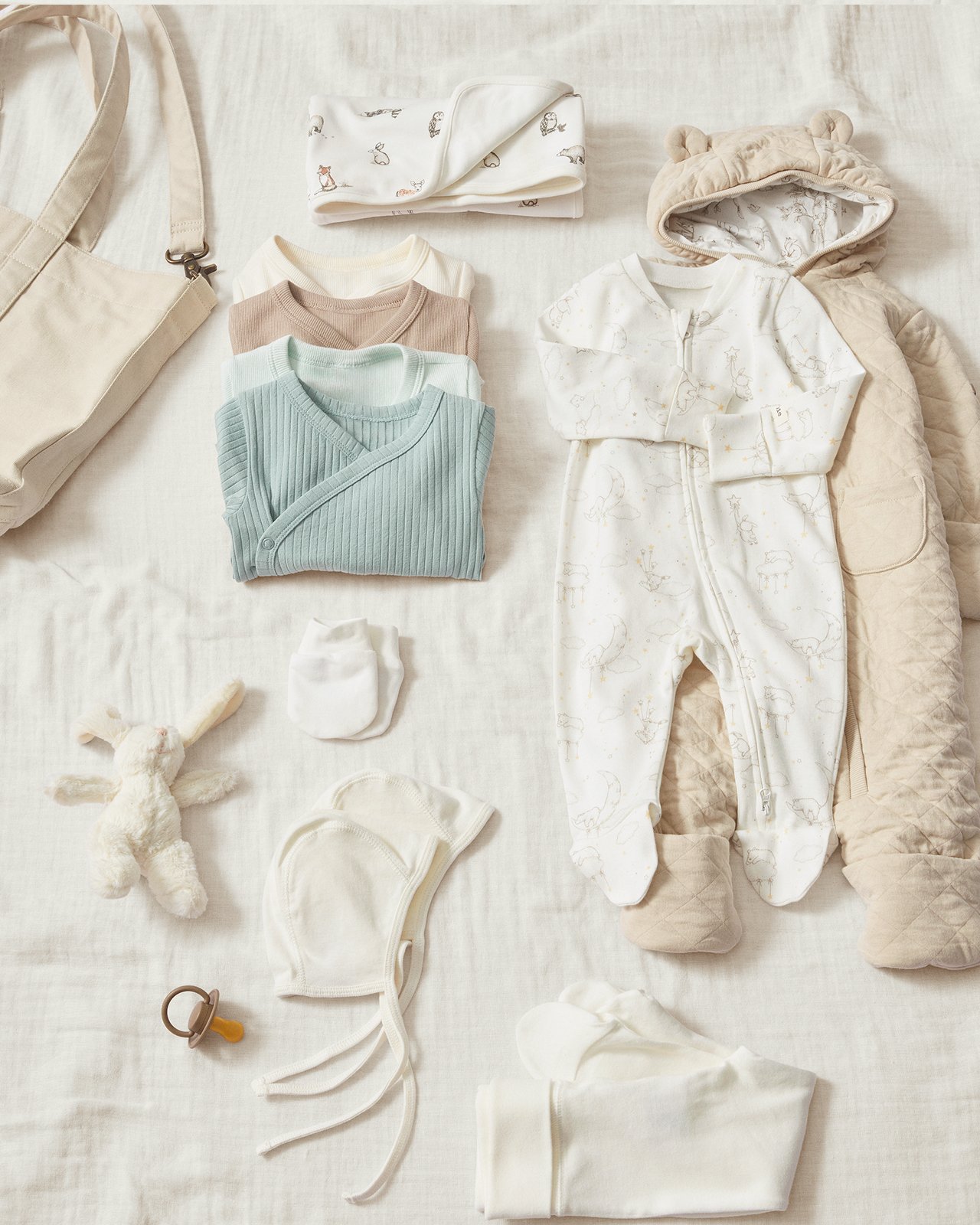 Mjuka kläder till babys första tid