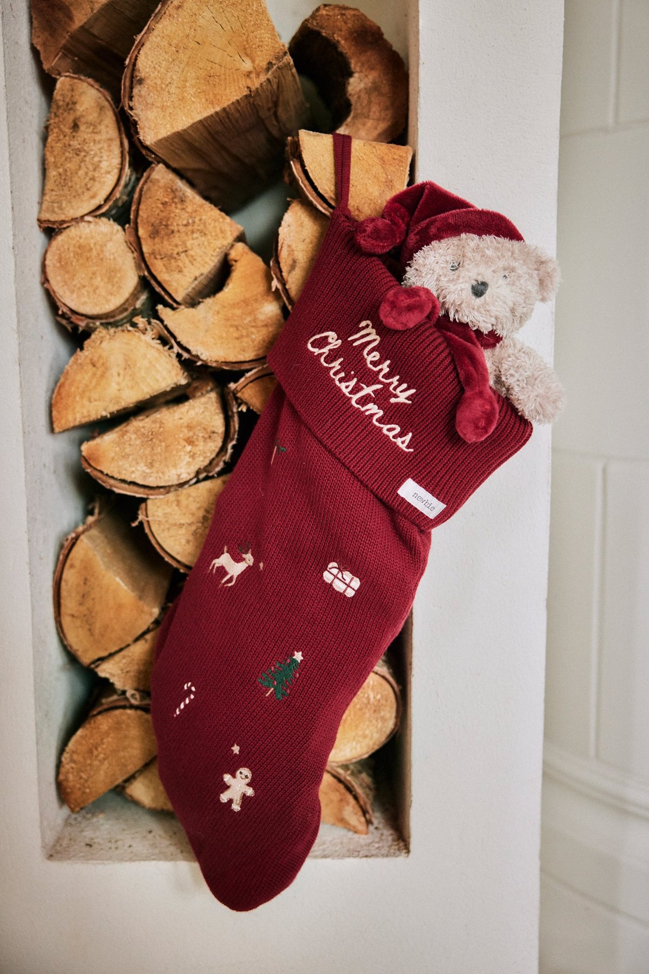 Hengende julestrømpe fra Newbie.