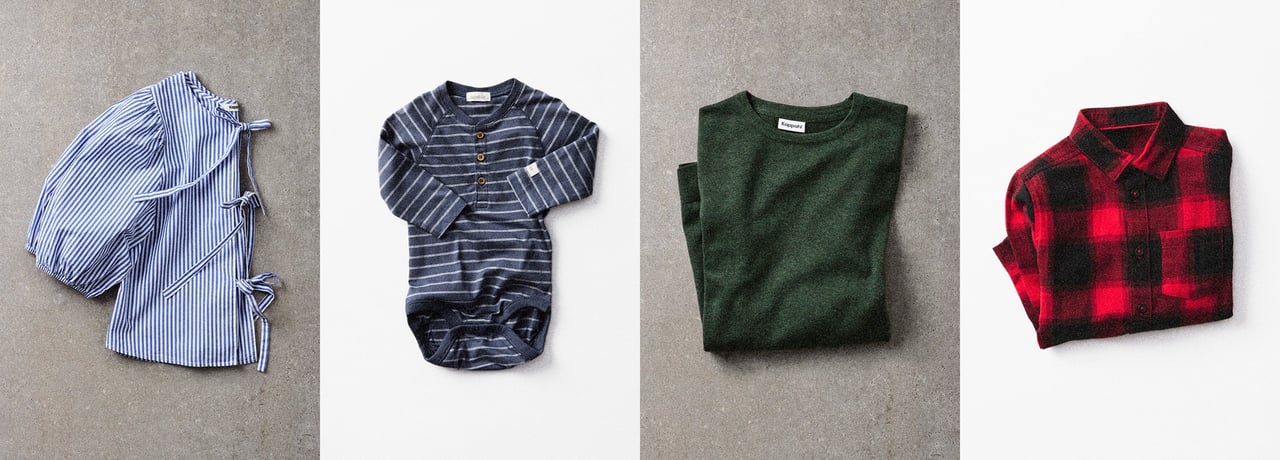 Begagnade Kappahl-kläder av olika slag.