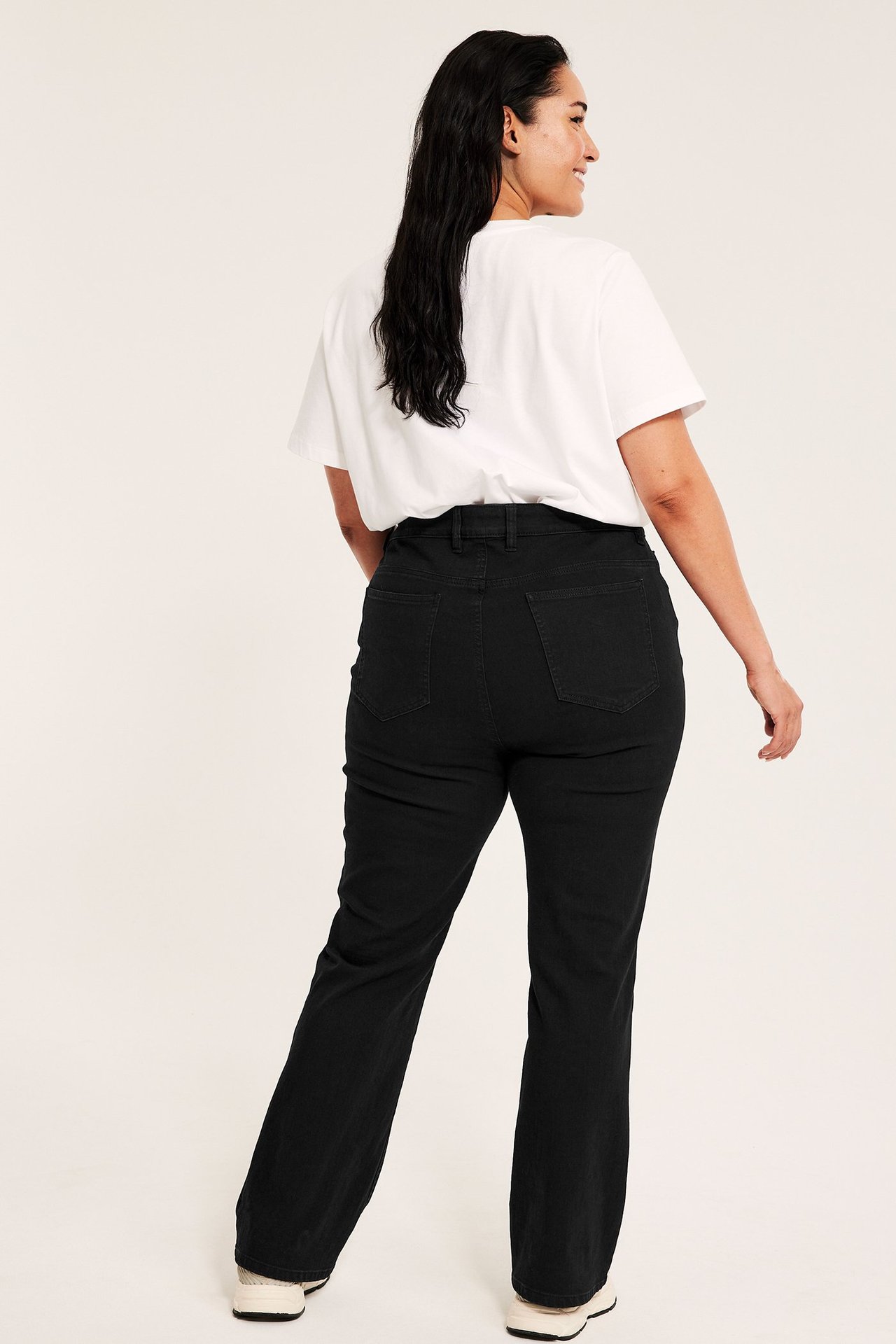 Bootcut jeans - Musta - 6