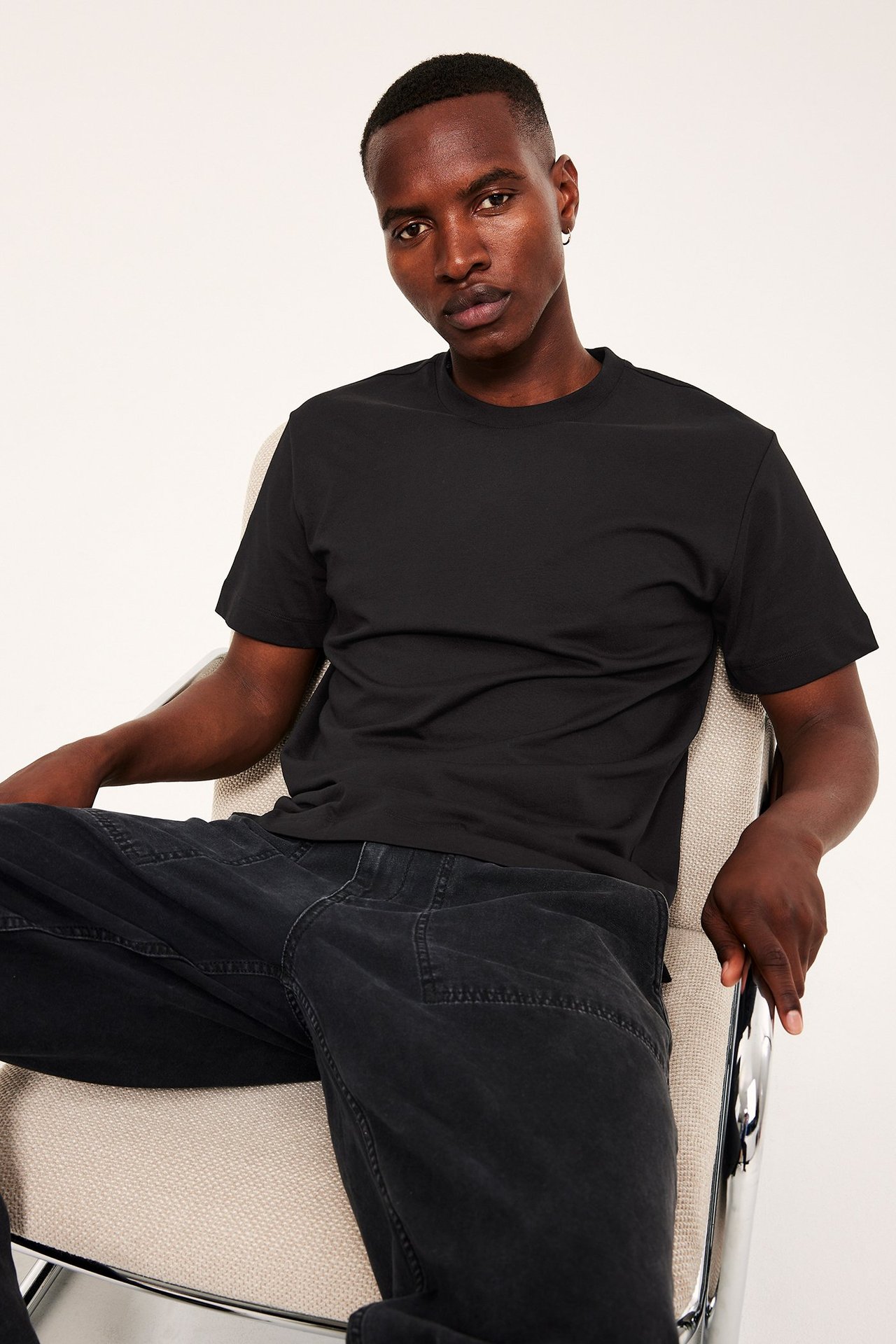 Rundhalsad t-shirt Loose fit