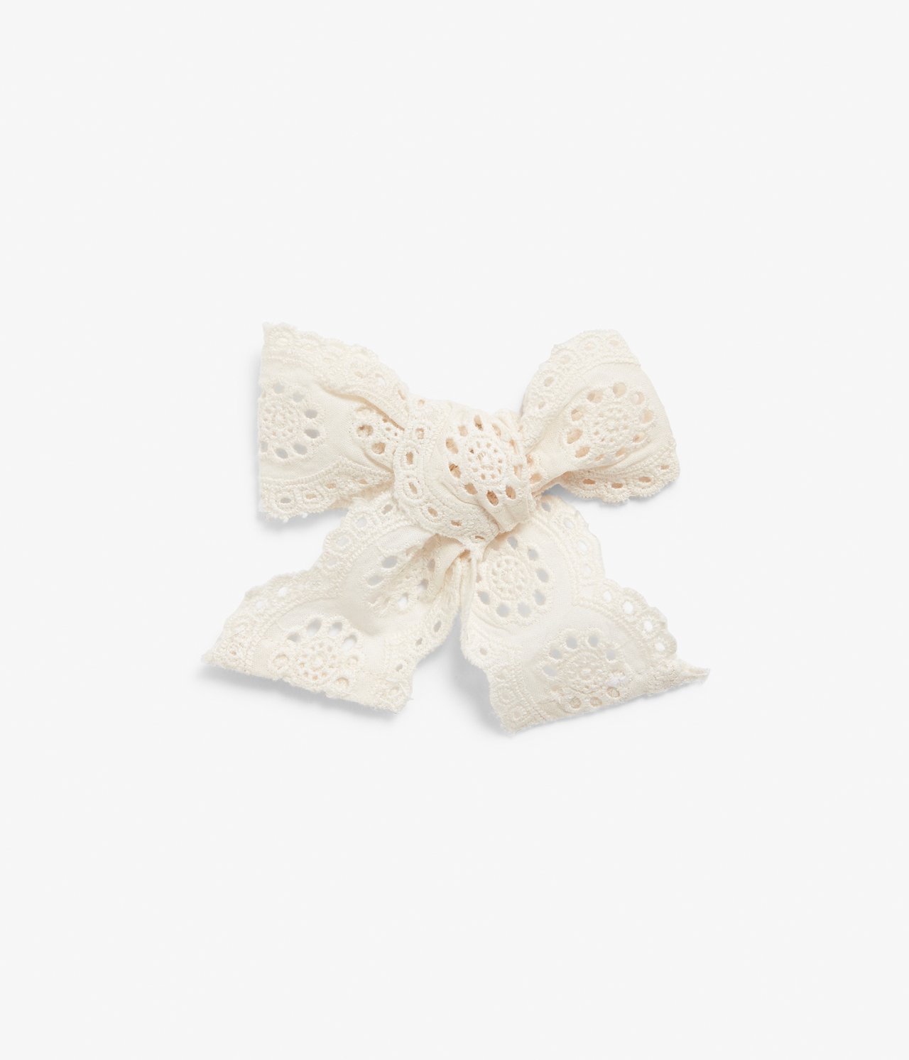 Hiuspinni rusetilla - Vaaleanbeige - 1