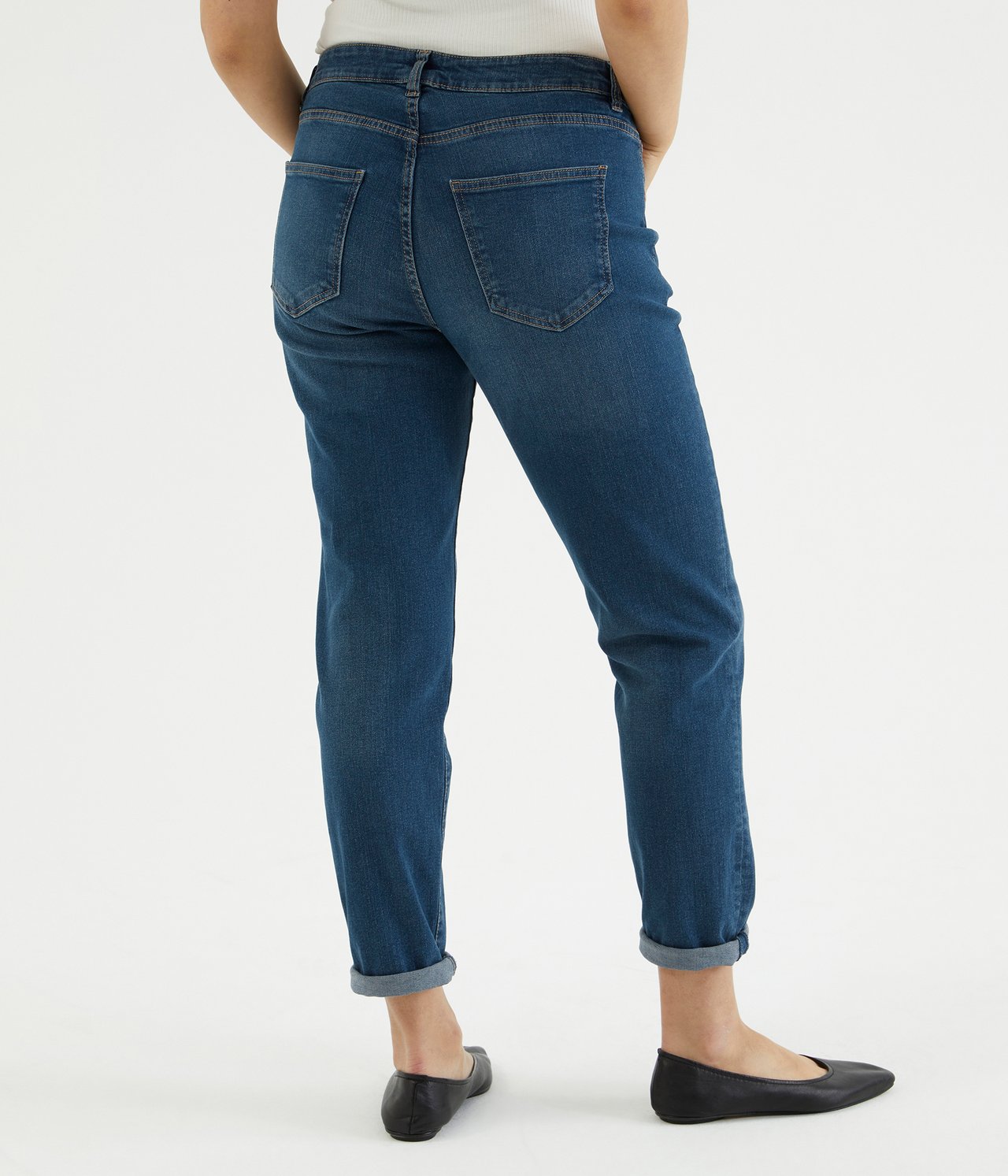 Lauren girlfriend jeans - Mørk denim - 7