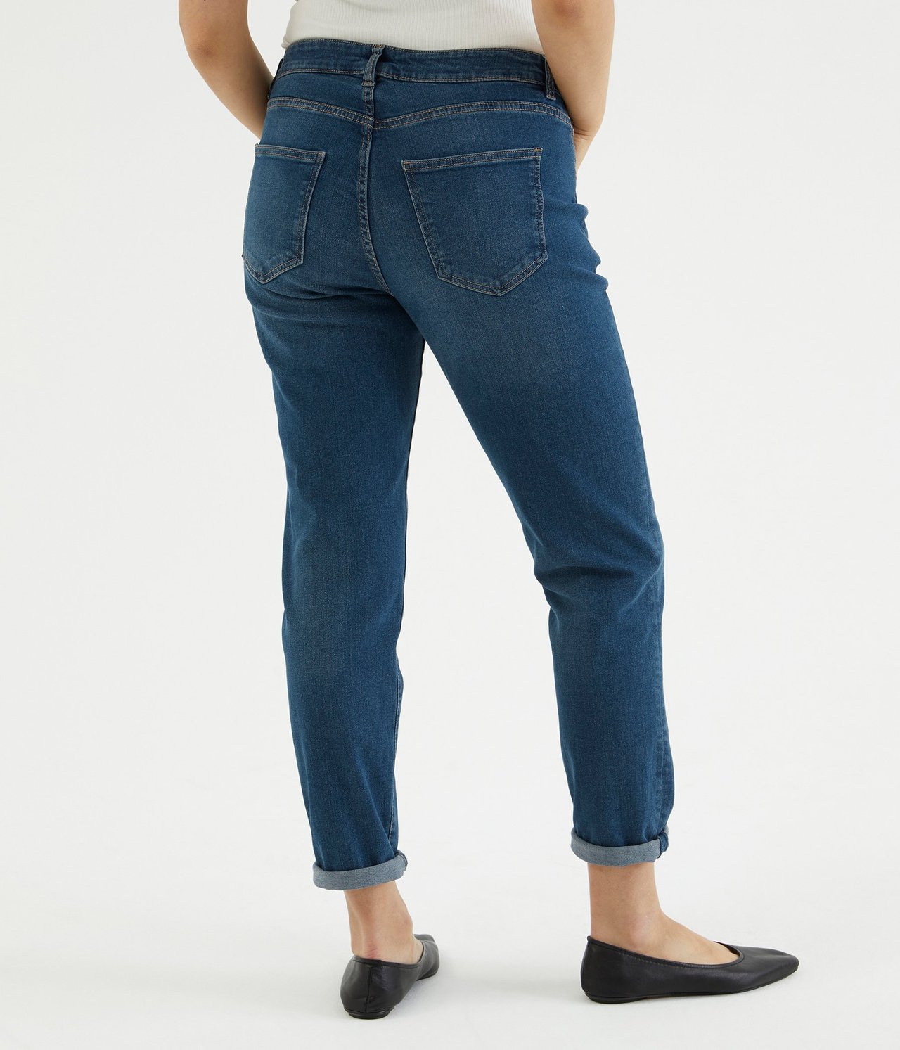 Lauren girlfriend jeans Tumma denimi - null - 2