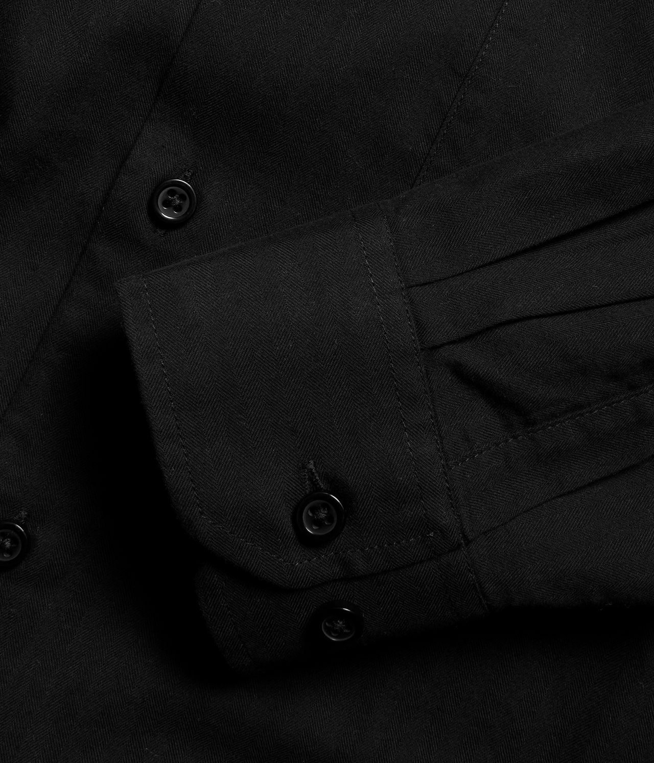 Skjorta regular fit - Svart - 4