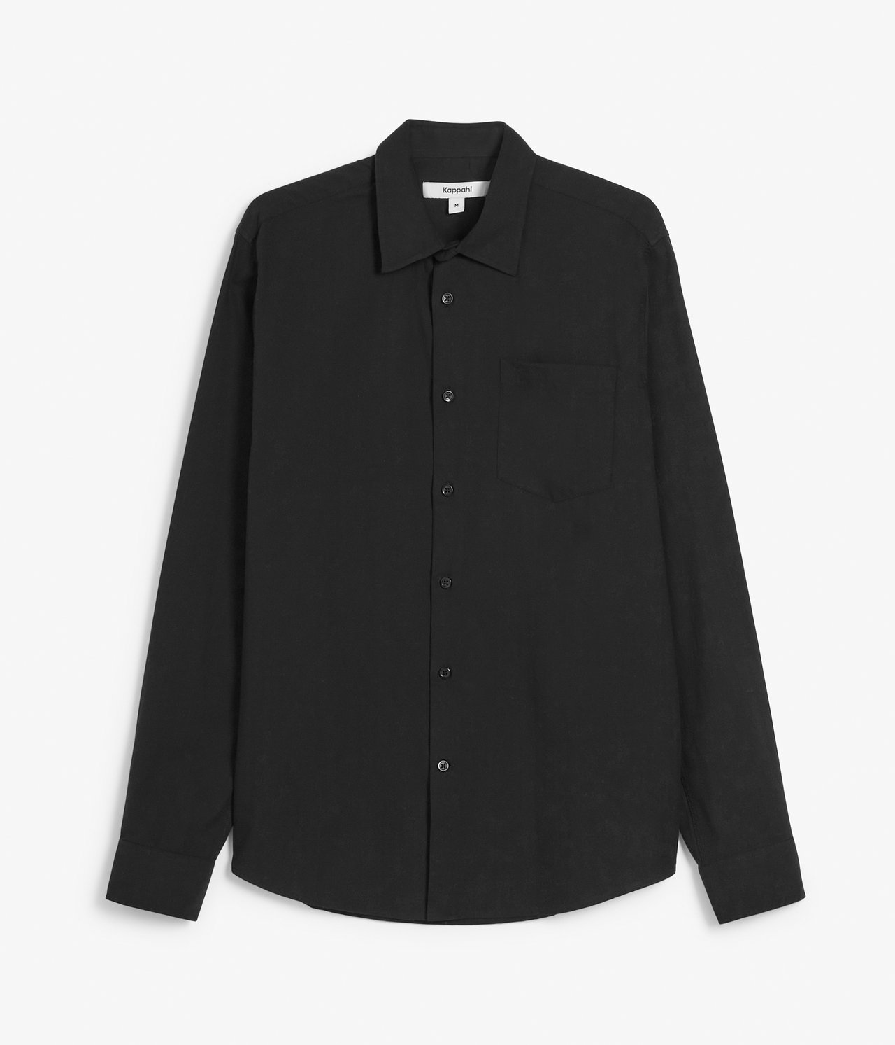 Skjorta regular fit - Svart - 5