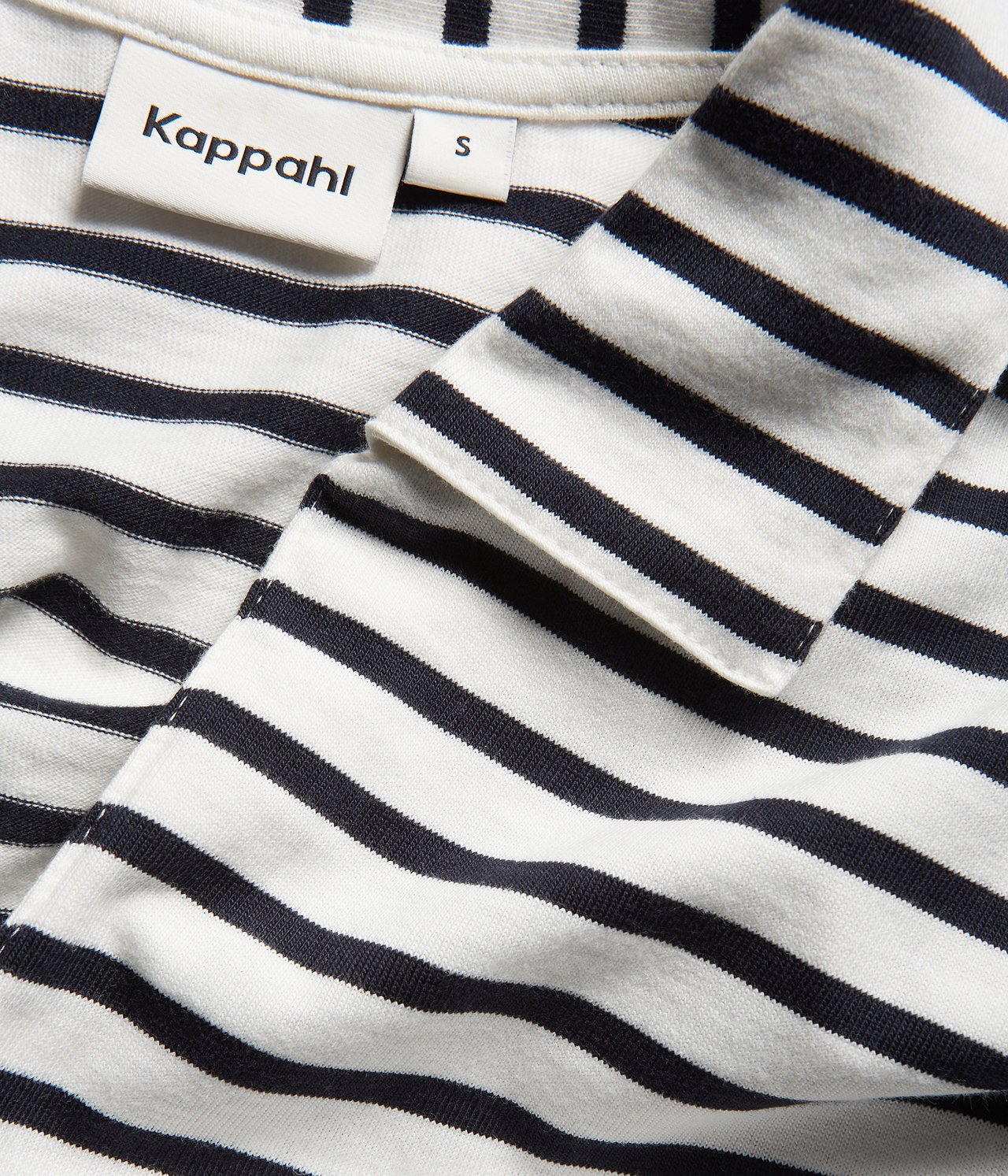 Top w paski z kołnierzyk - Offwhite - 5