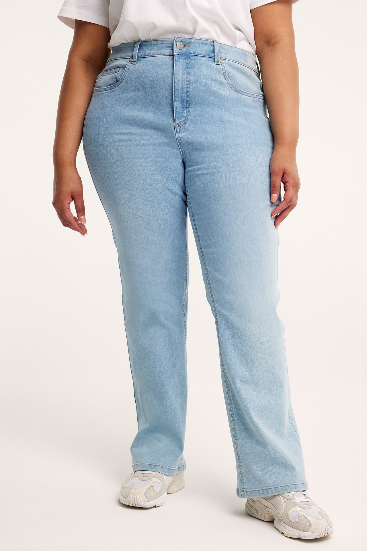 April bootcut jeans Ljus denim - null - 5