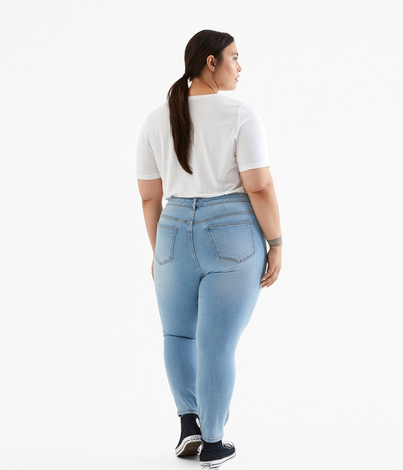 Ella slim jeans short leg Ljus denim - 44S - 2