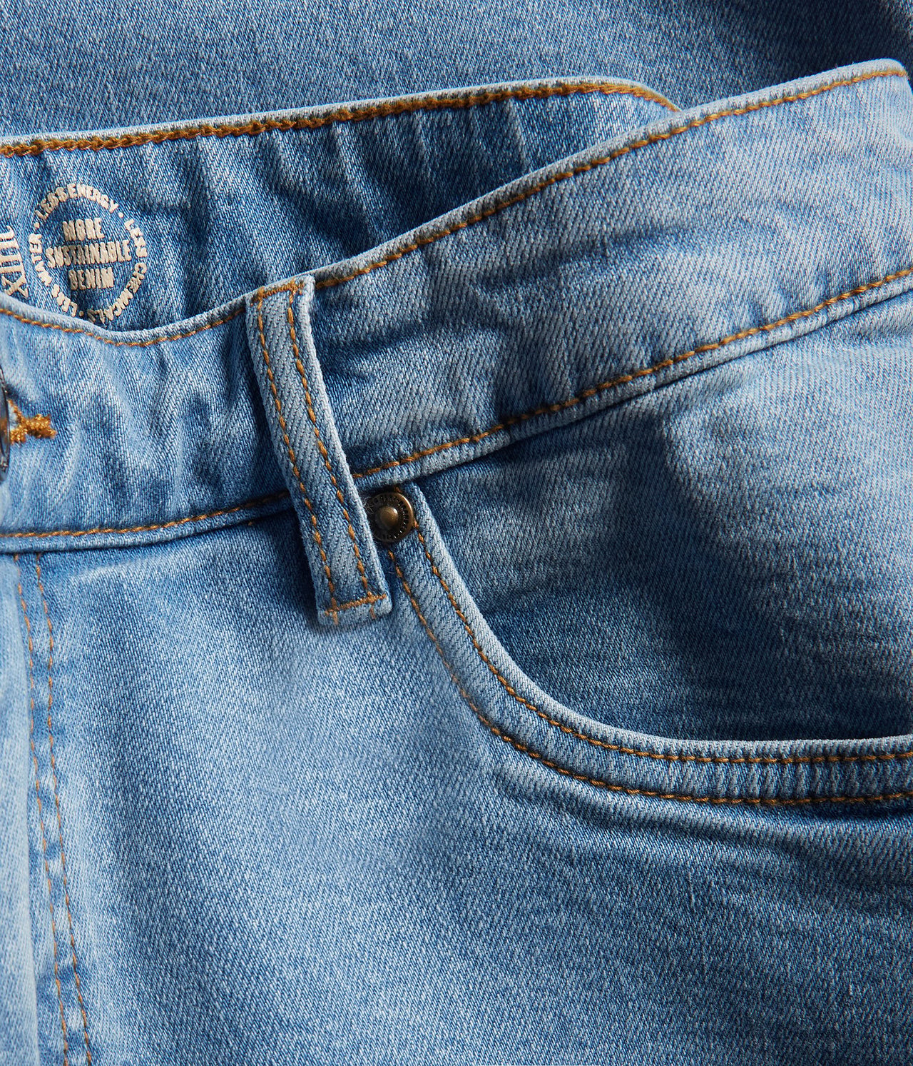 Ella slim jeans short leg - Ljus denim - 5