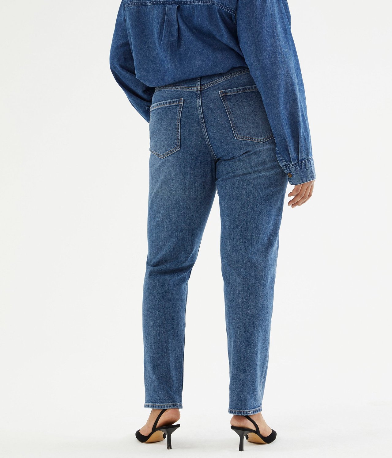 Jeans high waist tapered Denim - null - 6