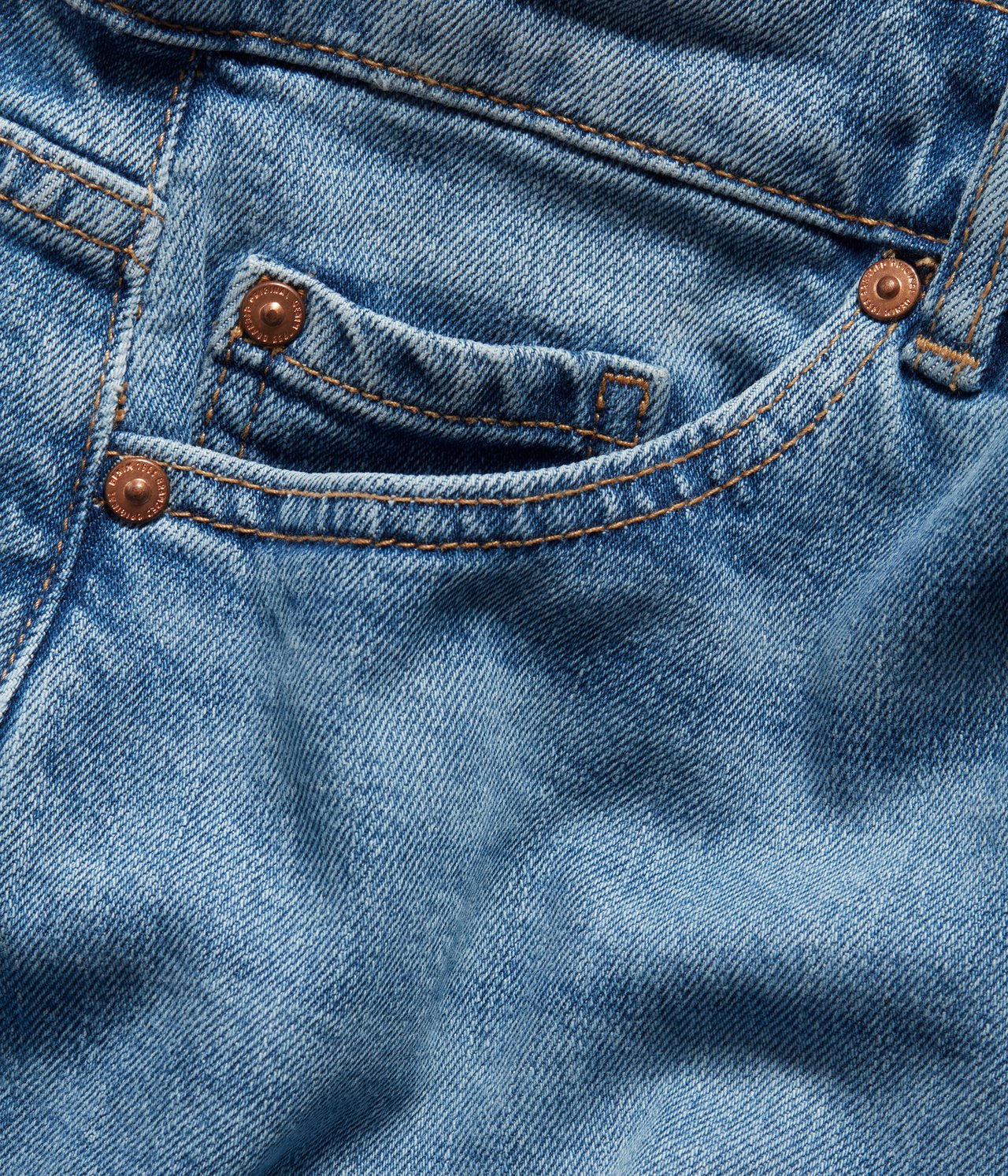 Jeans high waist tapered Ljus denim - null - 9