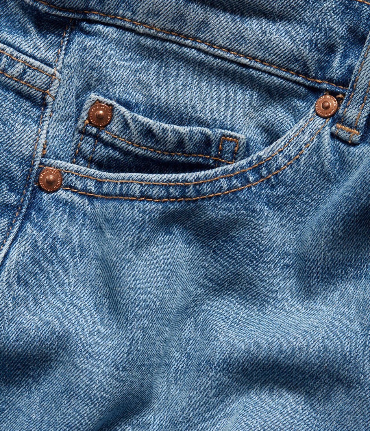 Jeans high waist tapered Vaalea denimi - 34 - 9