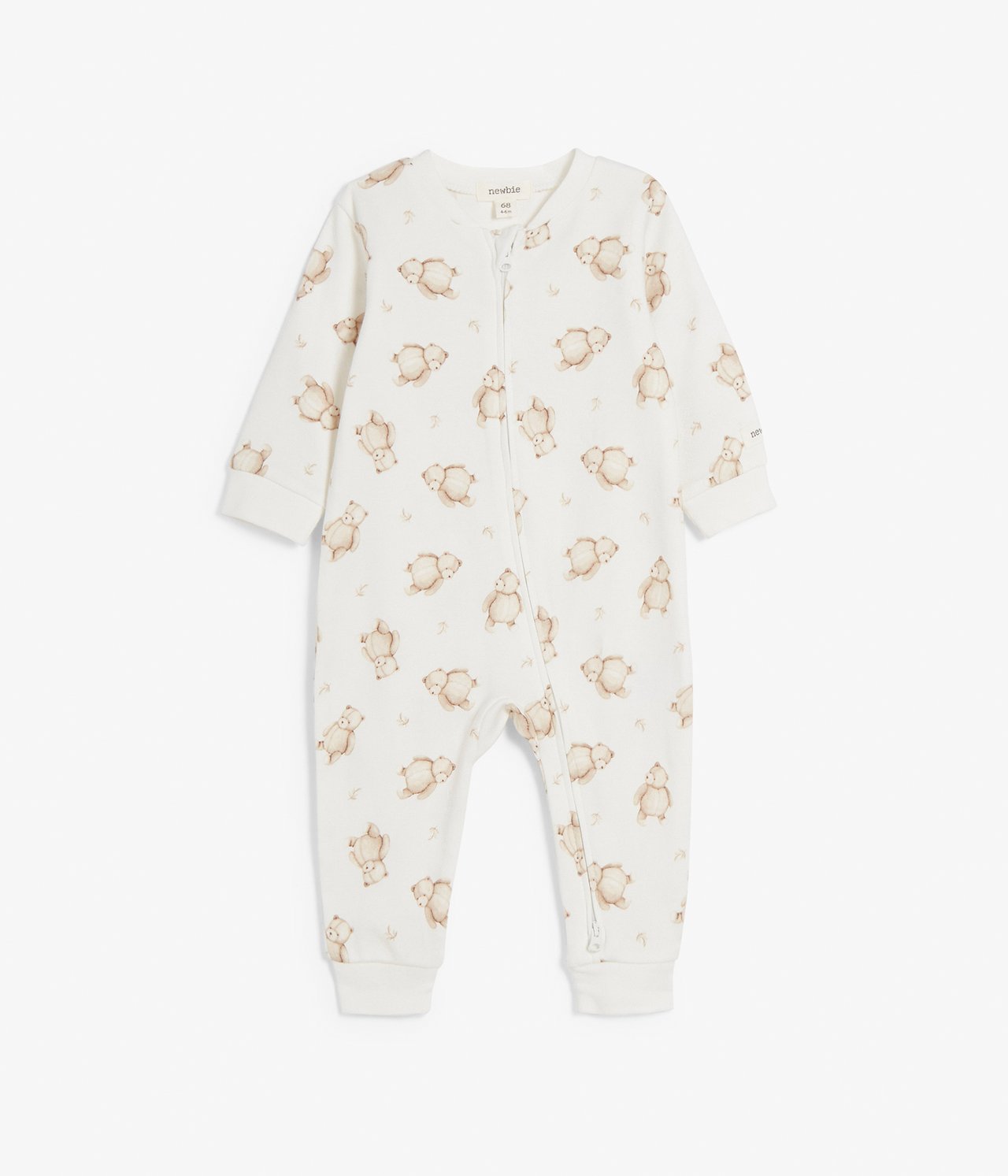 Kuvioitu vauvan pyjama Luonnonvalkoinen - 50 - 1