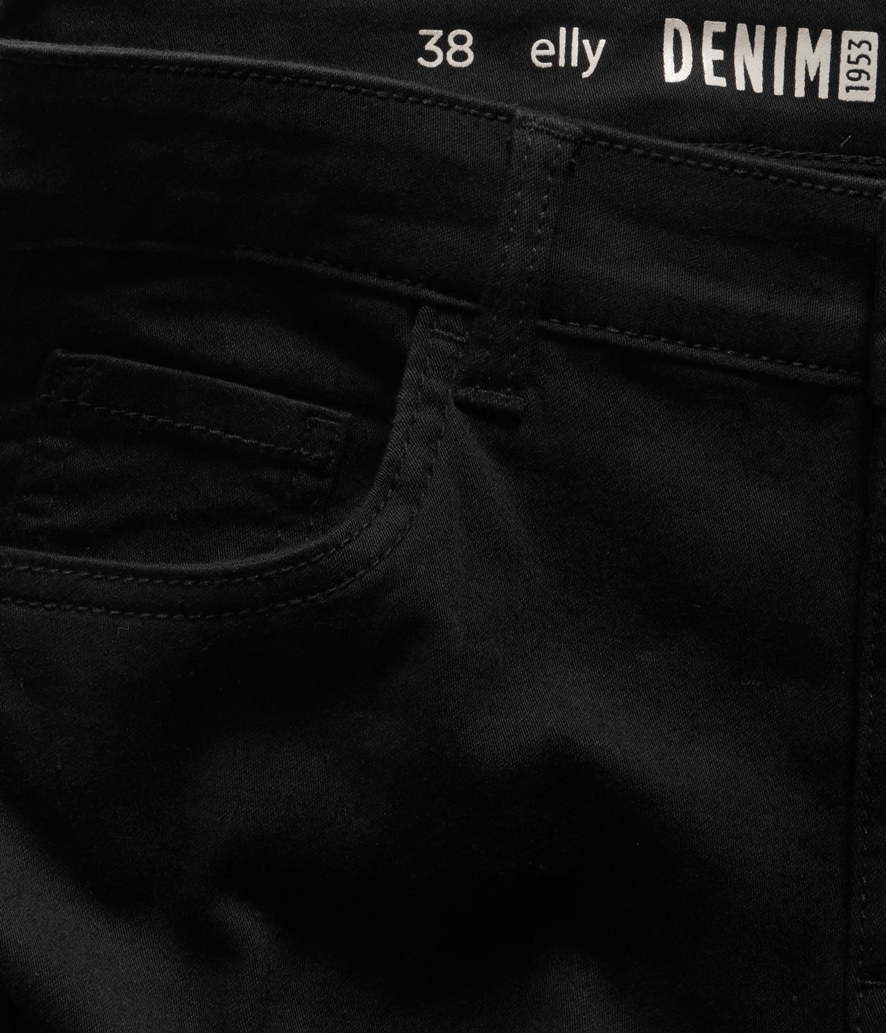 Jeans med sidofickor - Svart - 5