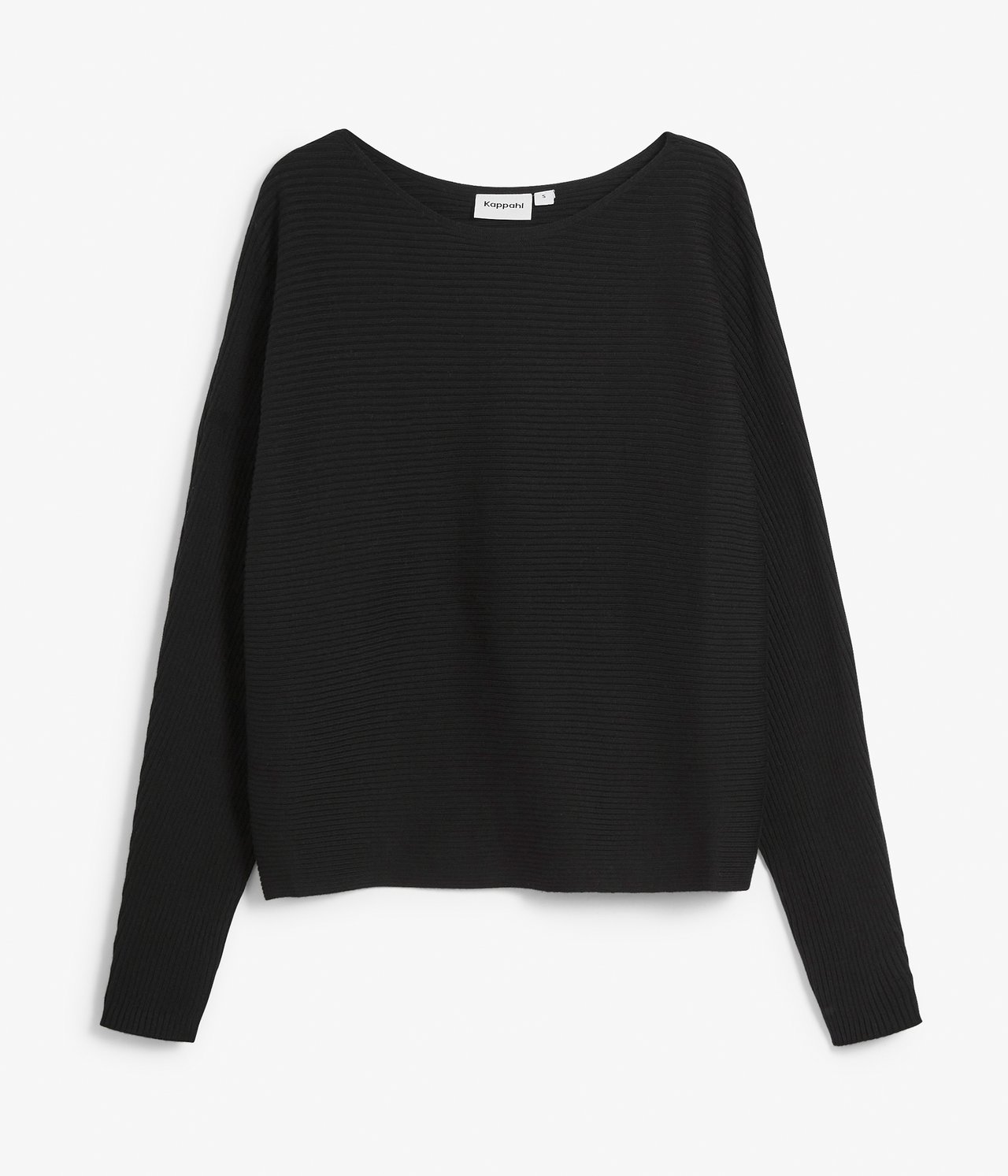 Sweter z warkoczowym splotem - Czarne - 6