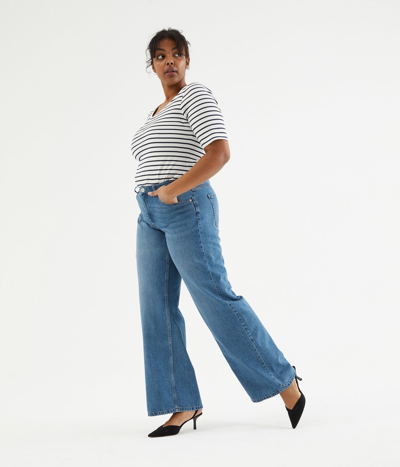 Jeans wide fit Denimi - 34 - 6