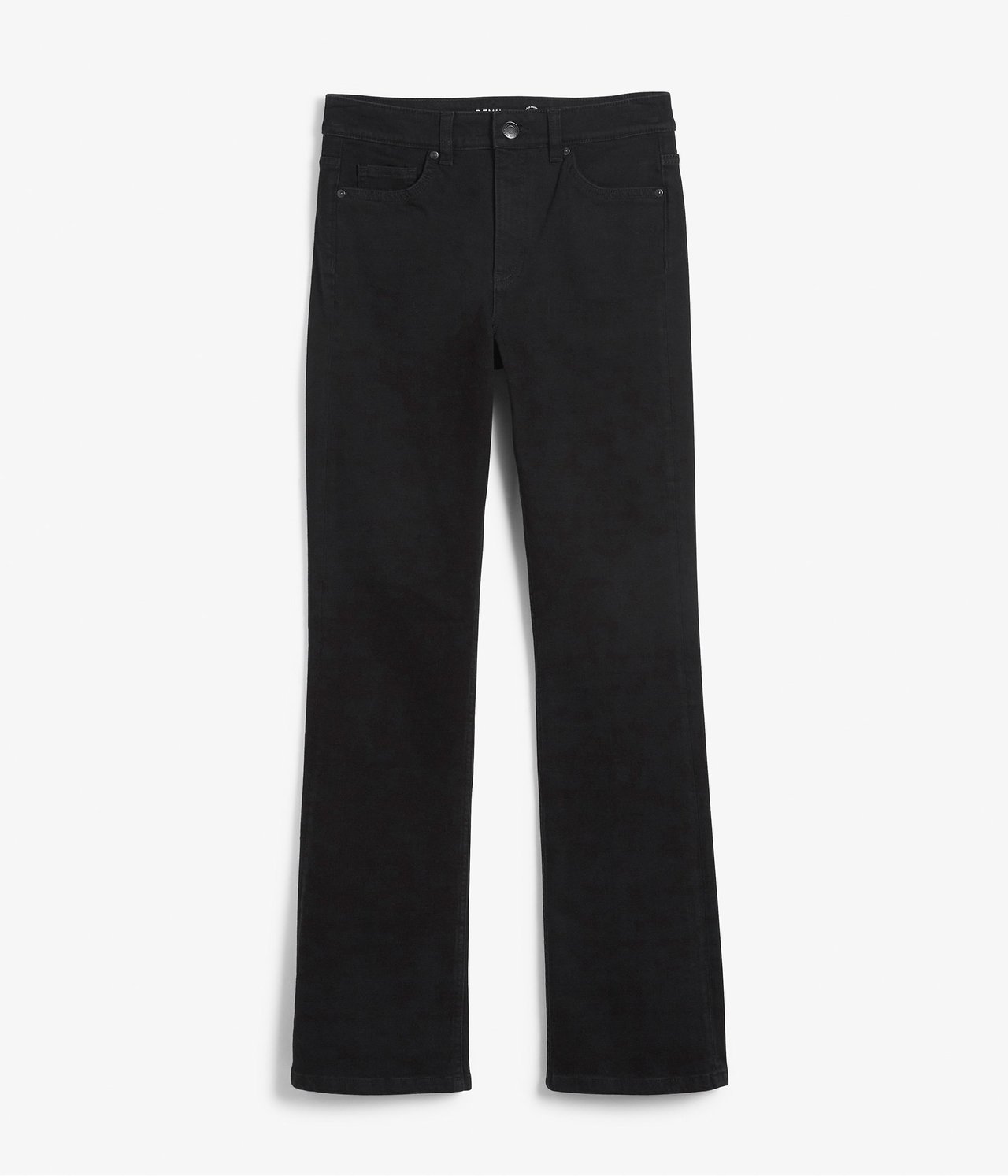 Flare jeans regular waist Musta - null - 1