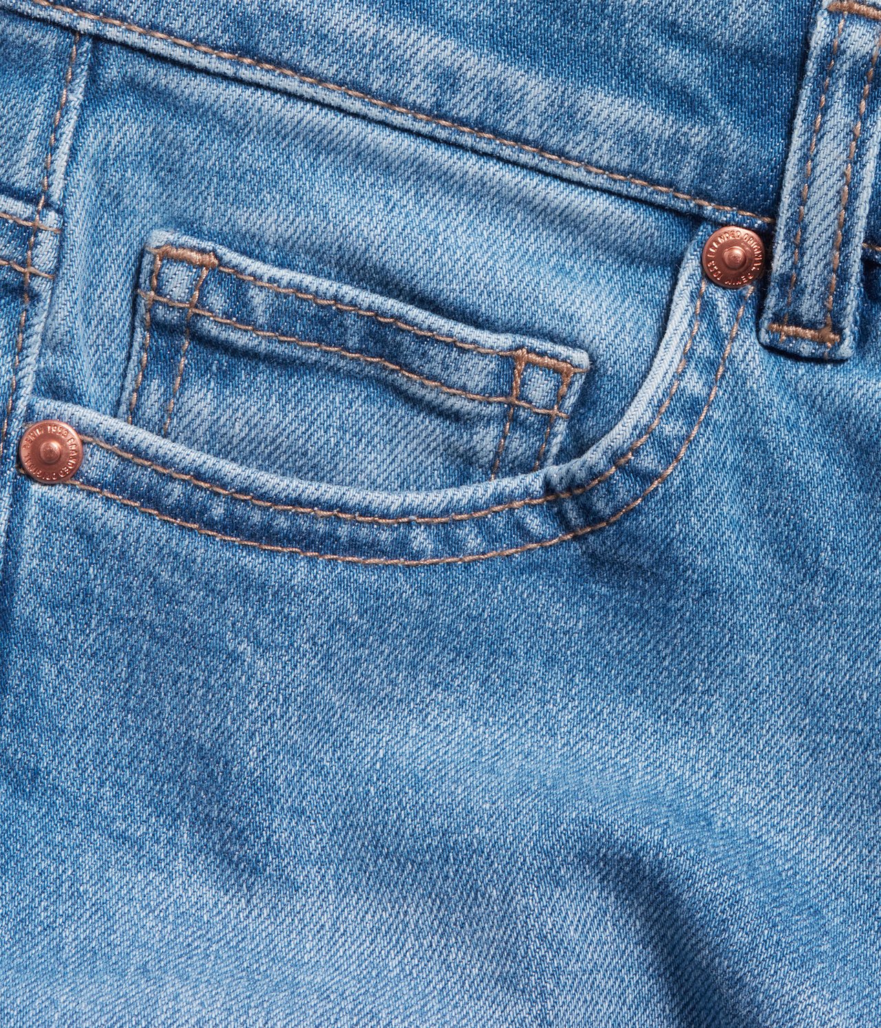 Cropped flare jeans regular waist - Vaalea denimi - 8
