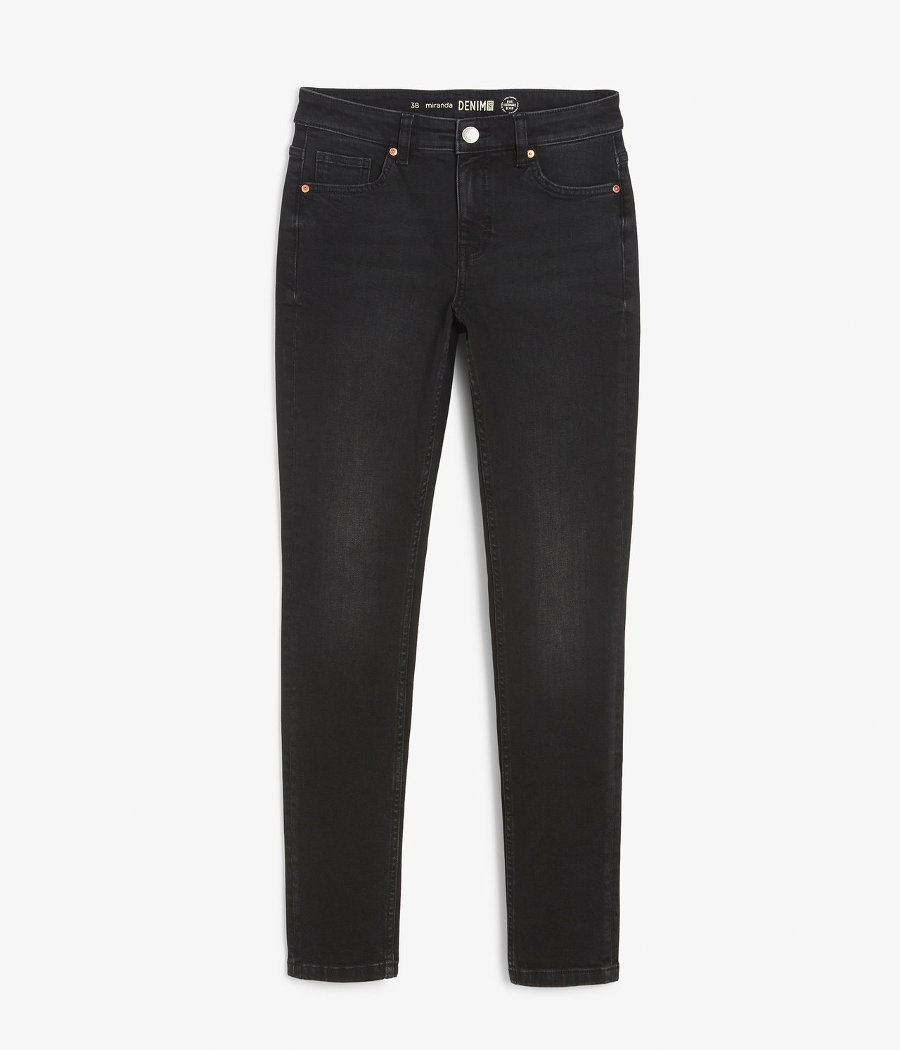 Dżinsy Slim Low Waist - Czarny dżins - 6
