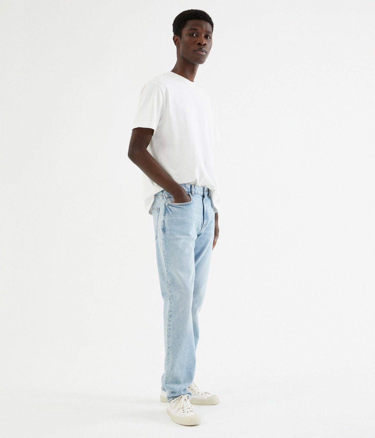 Hank regular jeans Vaalea denimi - null - 3