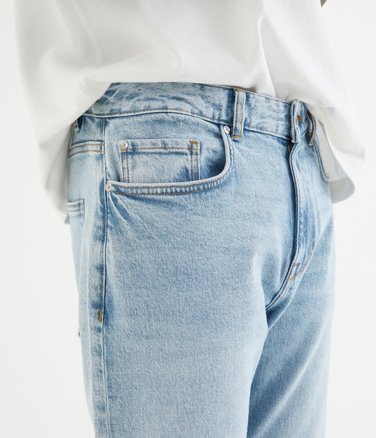 Hank regular jeans Vaalea denimi - null - 5