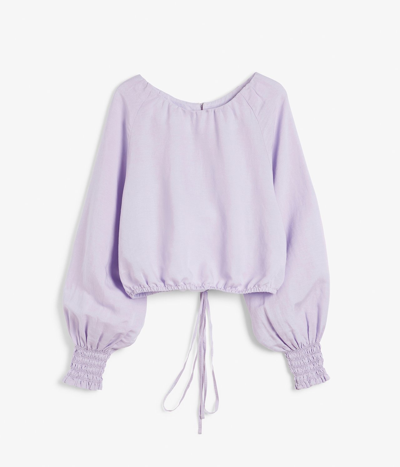Paitapusero pellavasekoitteesta - Vaaleanvioletti - 5