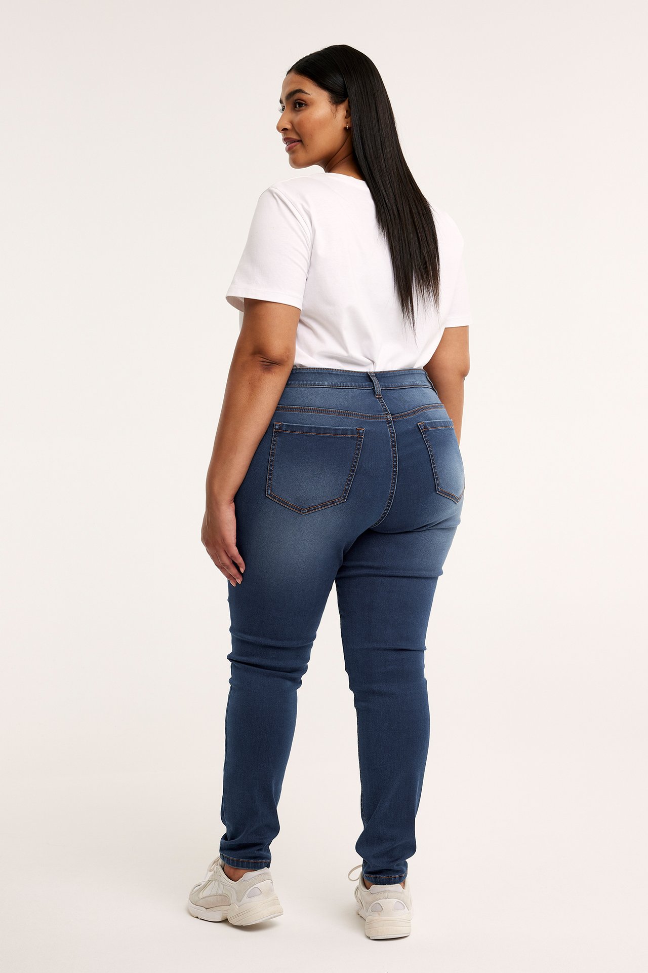 Slim jeans - Mörk denim - 5