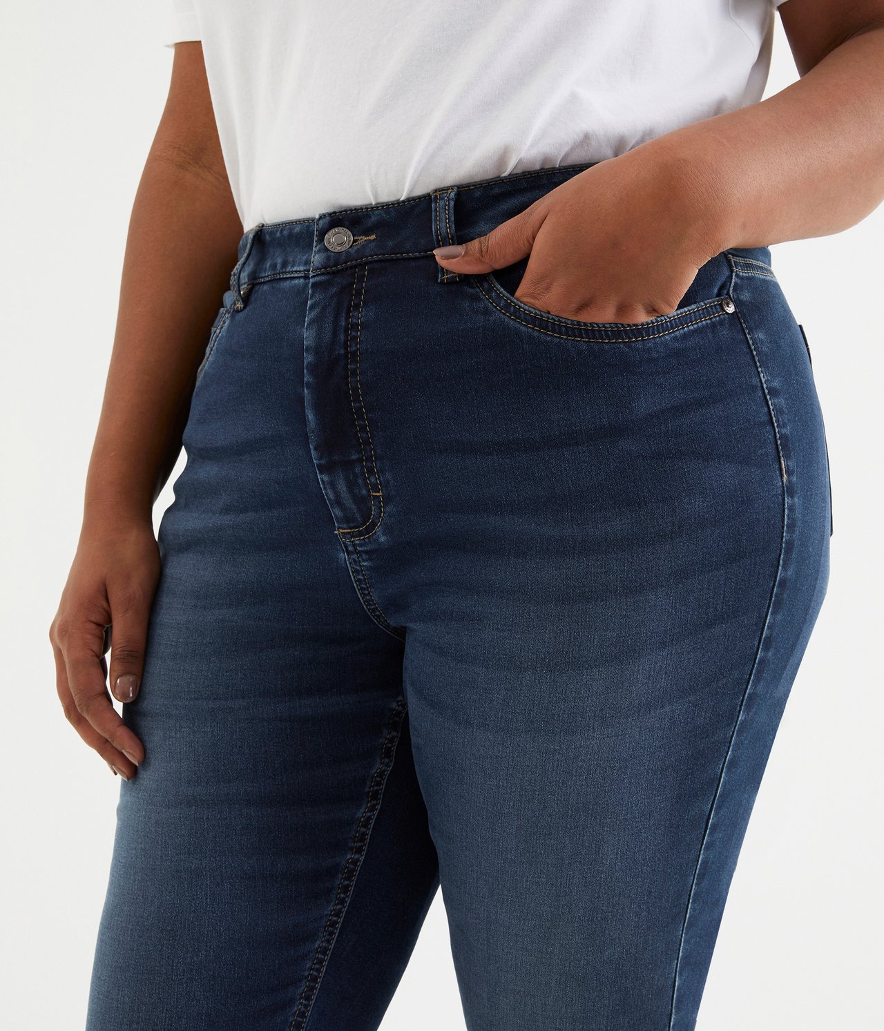 Ebba slim jeans Tumma denimi - null - 1