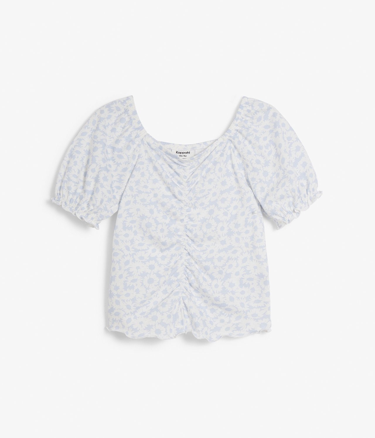 Kuviollinen toppi - Sininen - 6