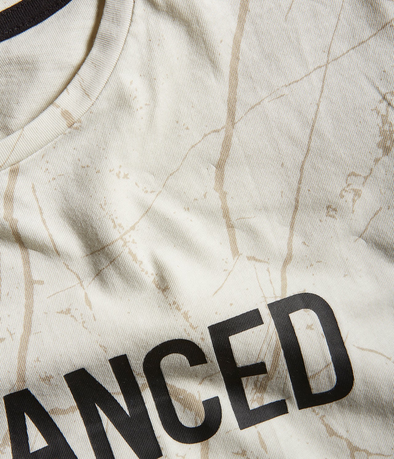 Mönstrad t-shirt - Beige - 5