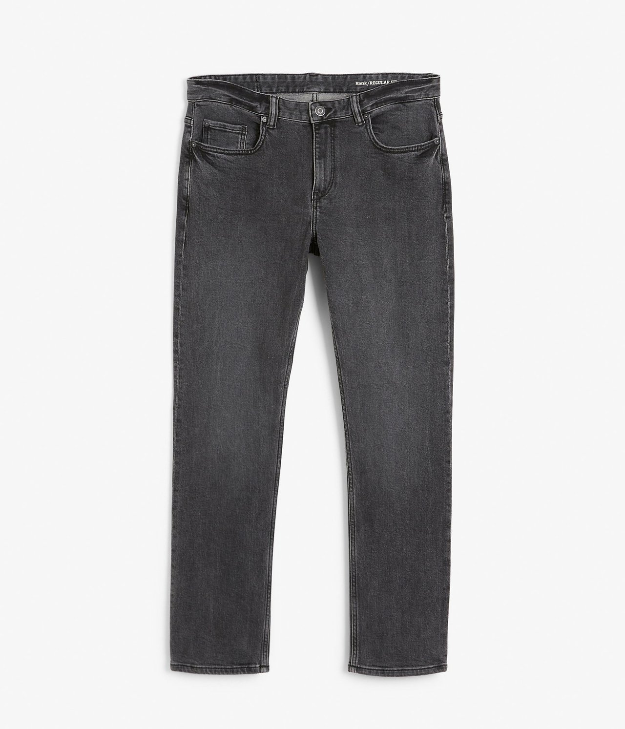 Hank regular jeans Hopeanharmaa - null - 1