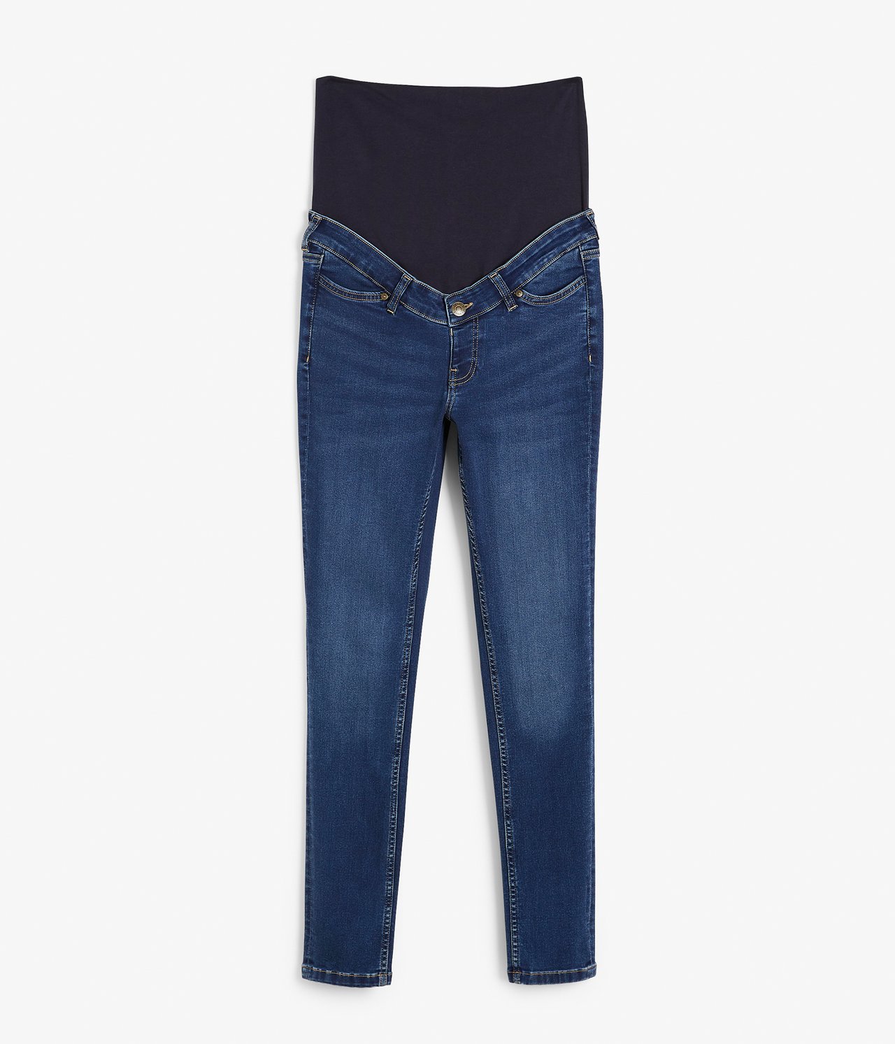 Äitiysfarkut slim fit - Tumma denim - 2
