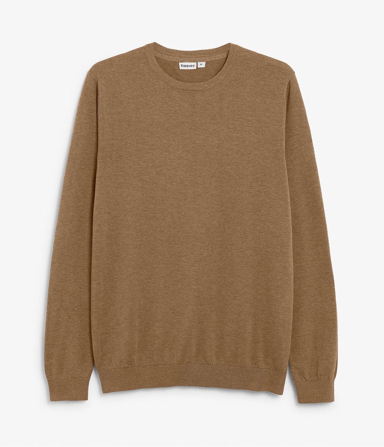 Cienki sweter - Brązowy melanż - 6