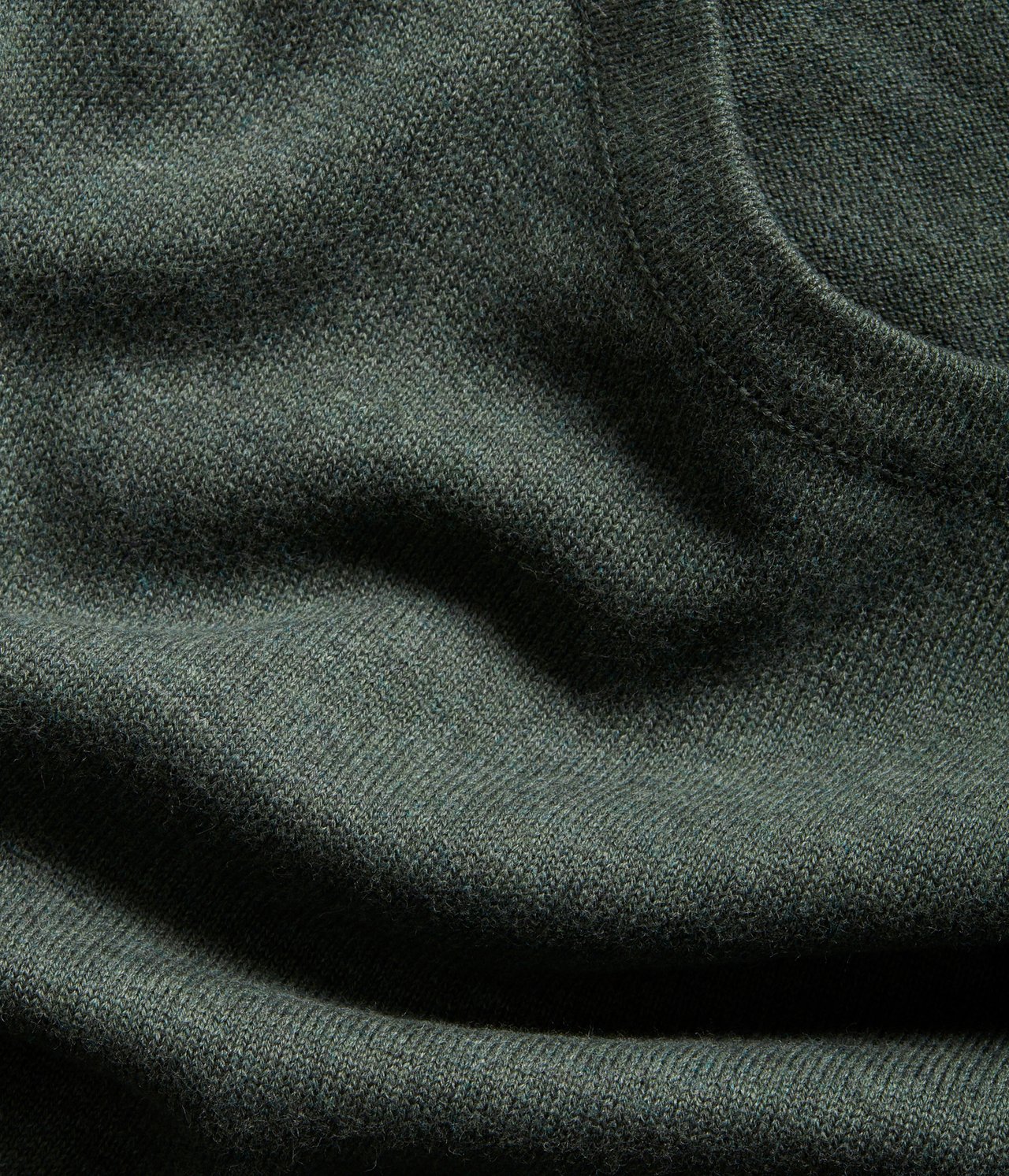Finstickad tröja Grön - null - 7