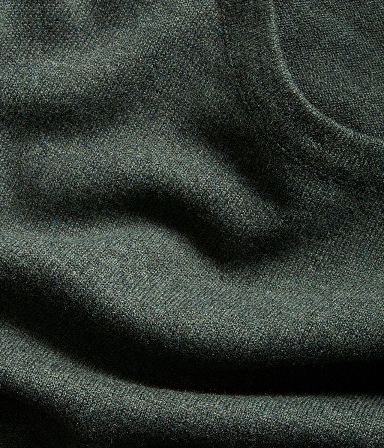 Finstickad tröja Grön - null - 8