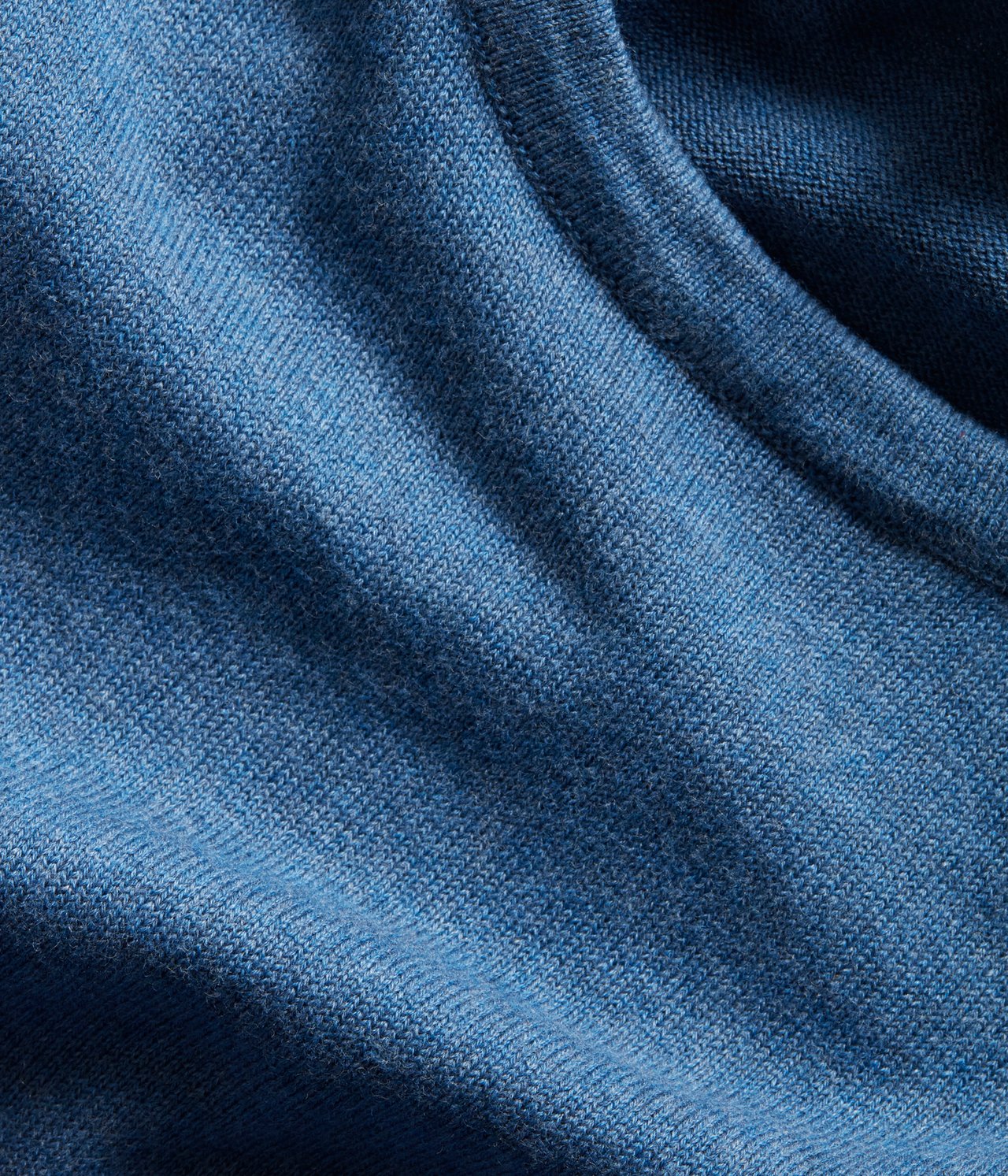 Cienki sweter - Niebieski - 5